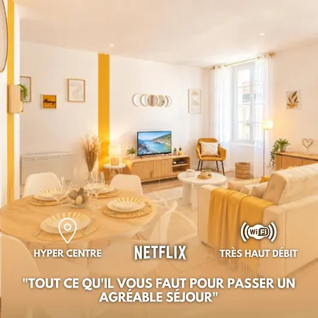 Cœur Jaune Dordogne - - Hyper Centre - Free Wi-fi Apartamento *